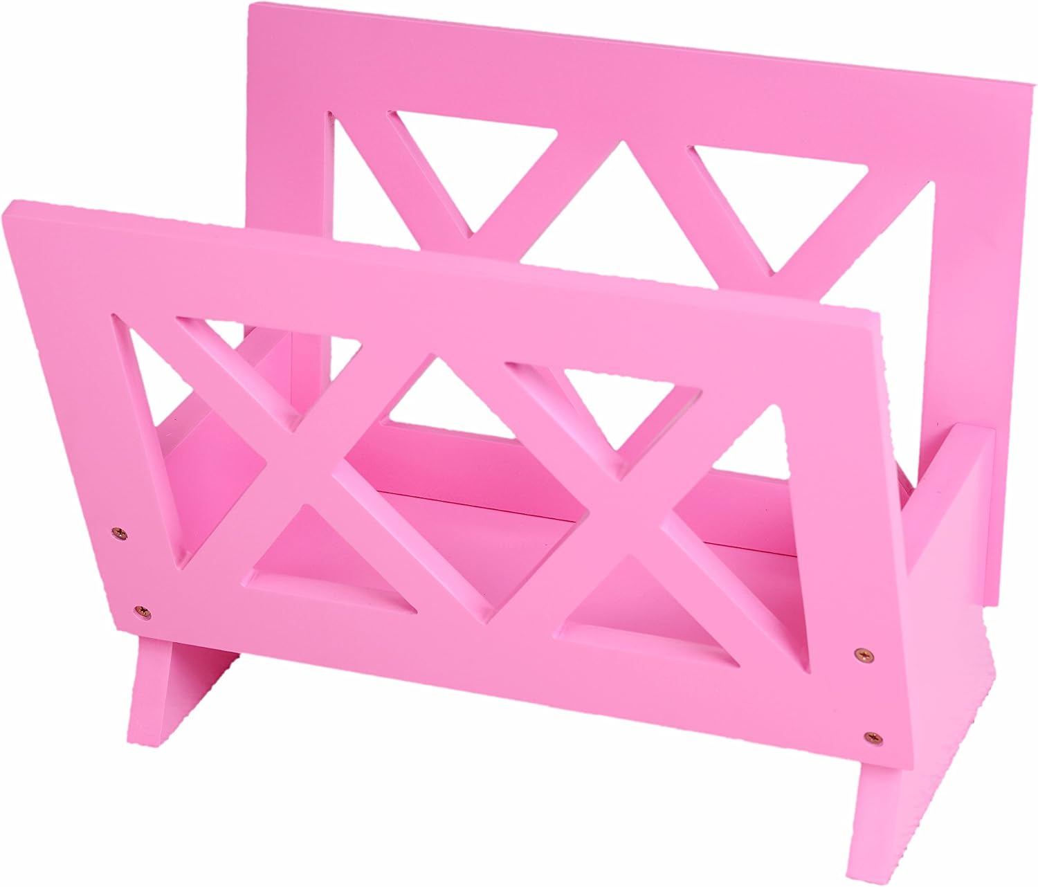 Frenchi Home Furnishing Contemporary Magazine Rack, white