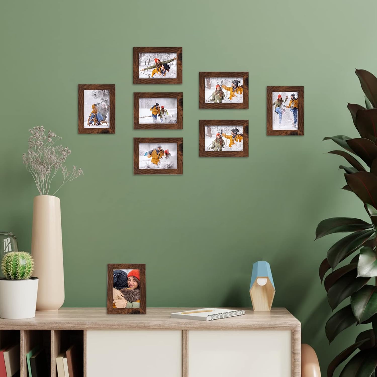 Giftgarden Black 8x10 Picture Frame Bulk, Multi 8 x 10 Photo Frames Set for Wall Hanging or Tabletop, 12 Pack