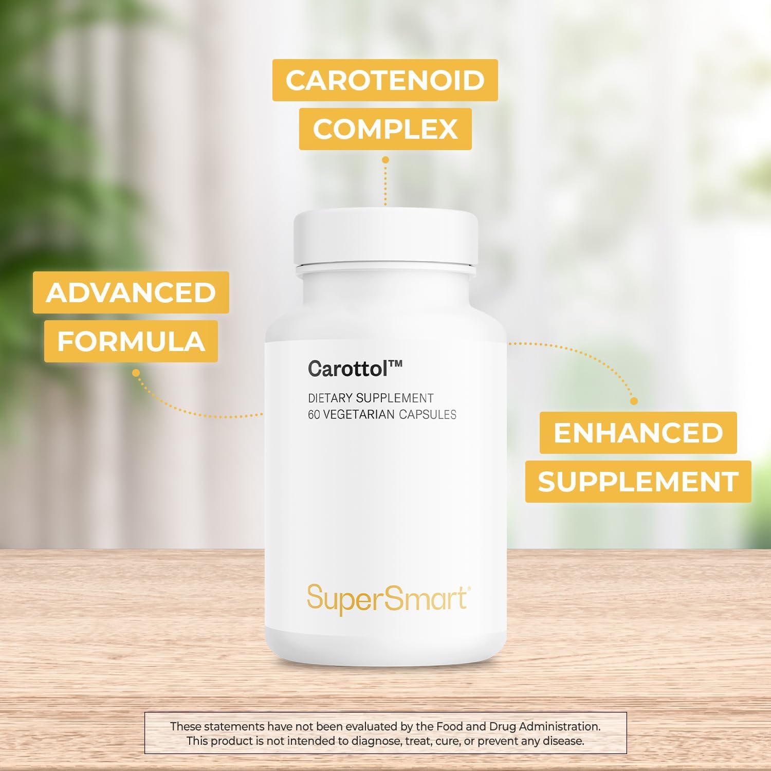 Supersmart - Carottol - Carotenoid Complex Supplement - with Beta Carotene, Lycopene
