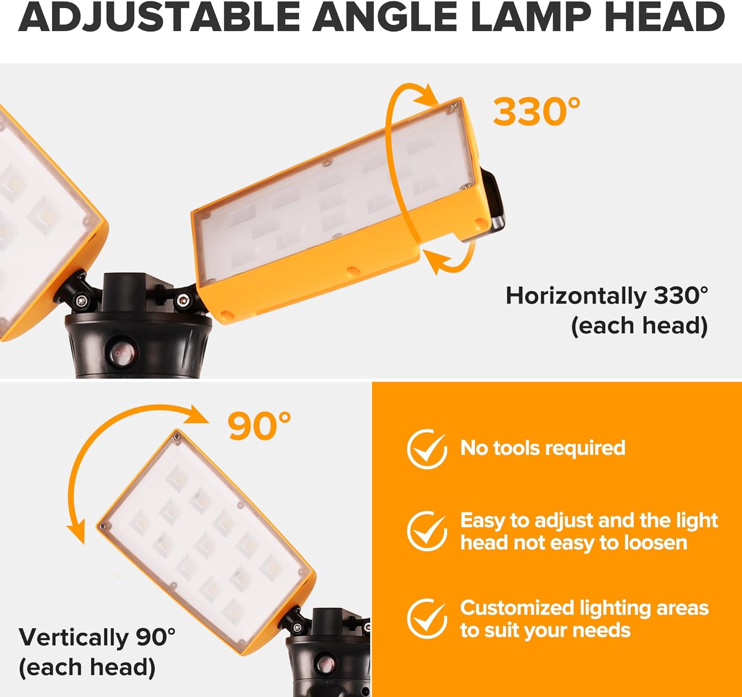 LUTEC Upgraded 5000K 15000 LM 105 W LED Work Light with Telescoping Tripod