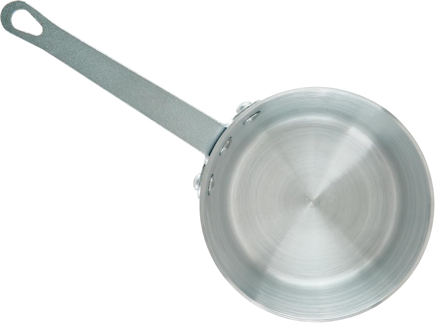 Winco 3 3/4 qt Heavy-Duty Tapered Aluminum Sauce Pan, 3.75 qt | Tapered sides, Heavy-duty, Riveted handle, Great for Cooking and Food Preparation