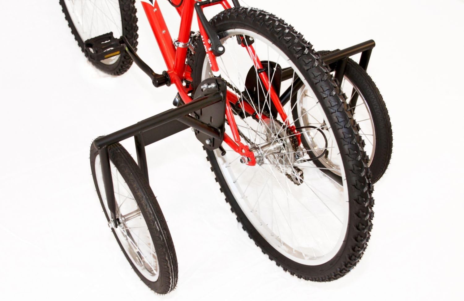 TITAN Bike USA Heavy-Duty Adult Training Wheels – Patented Stabilizer Kit for 24"–27" Bicycles, Supports 250+ lbs
