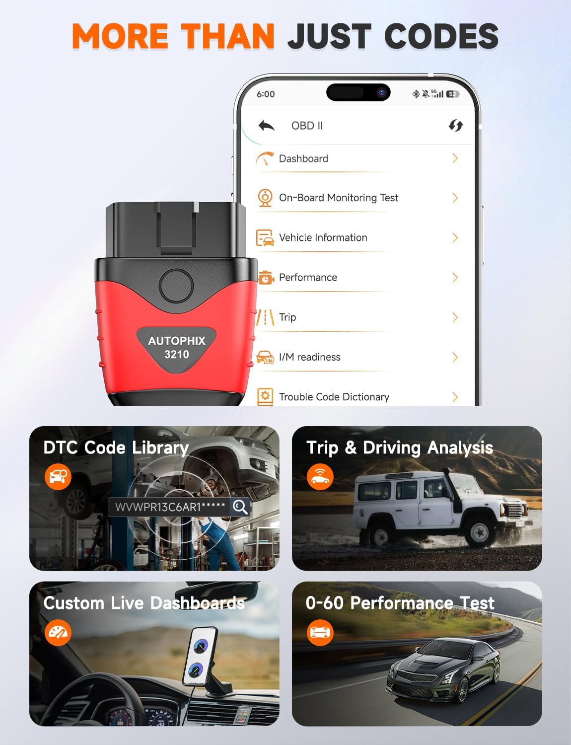 AUTOPHIX 3210 OBD2 Scanner for DIYers – Fix Check Engine Light