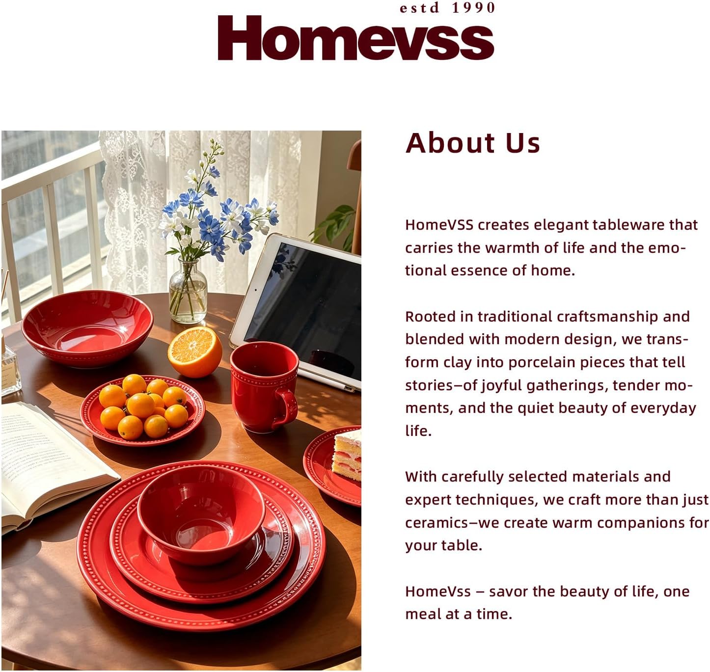 HomeVSS 20-Piece Pearl Dots Stoneware Dinnerware Set, Pink, Service for 4