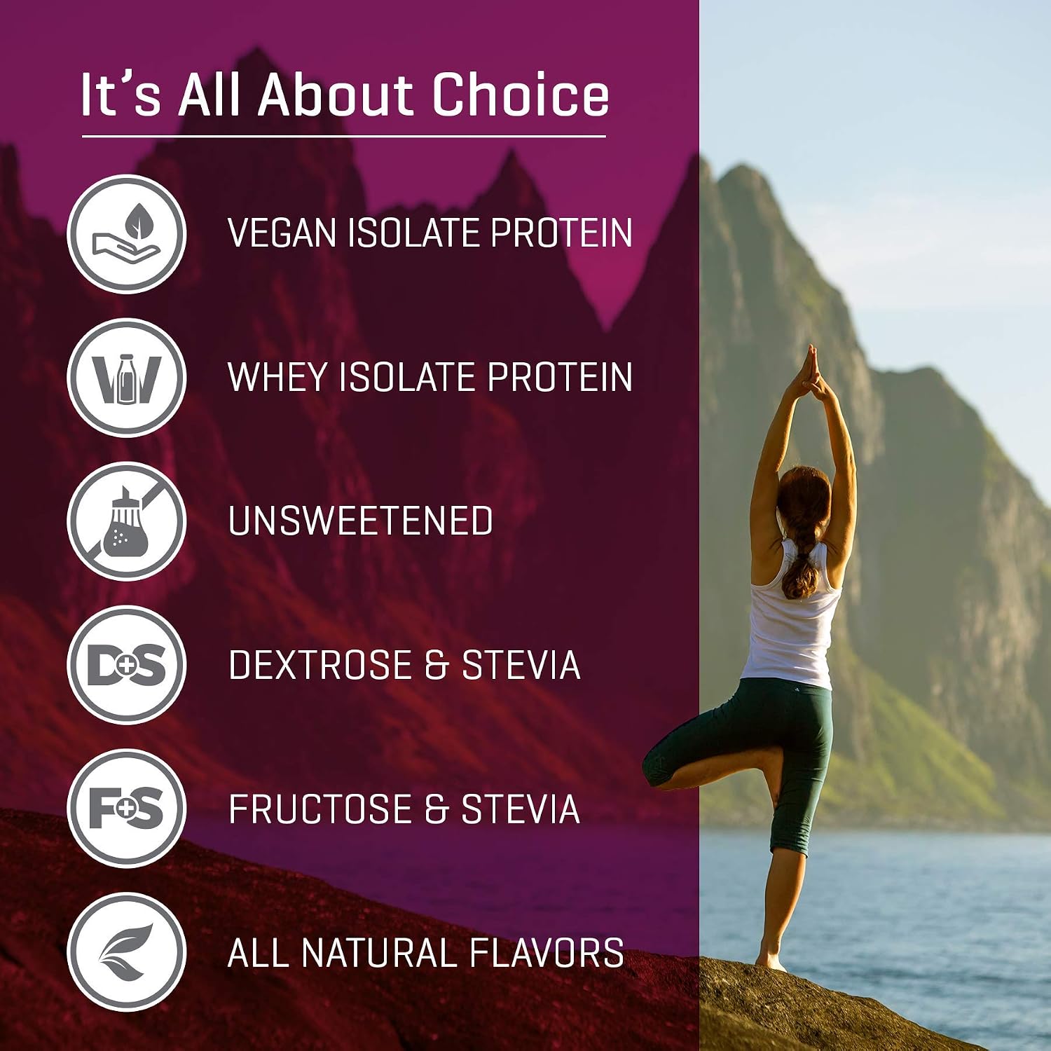 Isolate Protein - Diet Supplement for Improved Gut Health, Extra Nutritional Support, Non-GMO, Gluten-Free, Lactose-Free, Casein-Free (2.2 Lbs, Simply Vanilla)