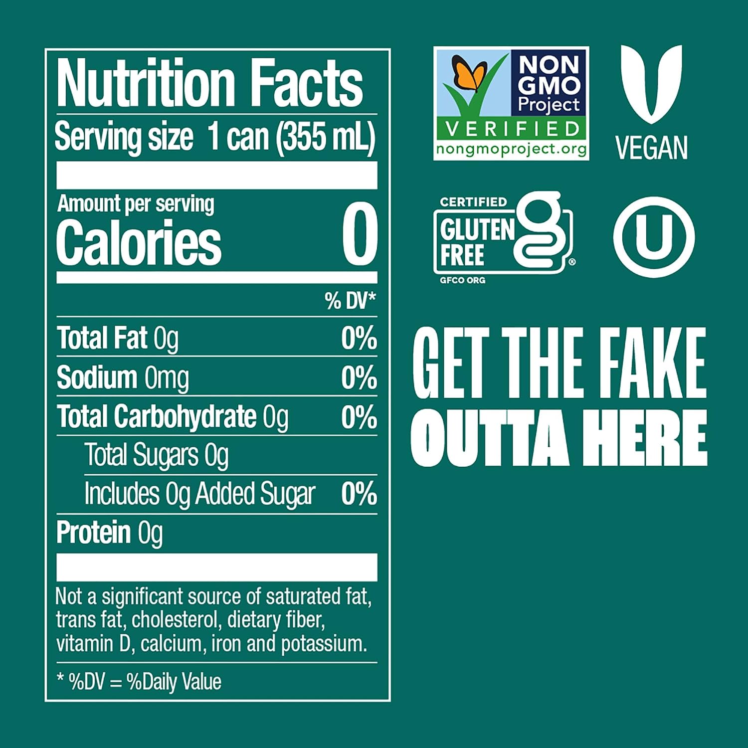 Zevia Zero Calorie Soda, Orange, 12 Ounce Cans (Pack of 6)