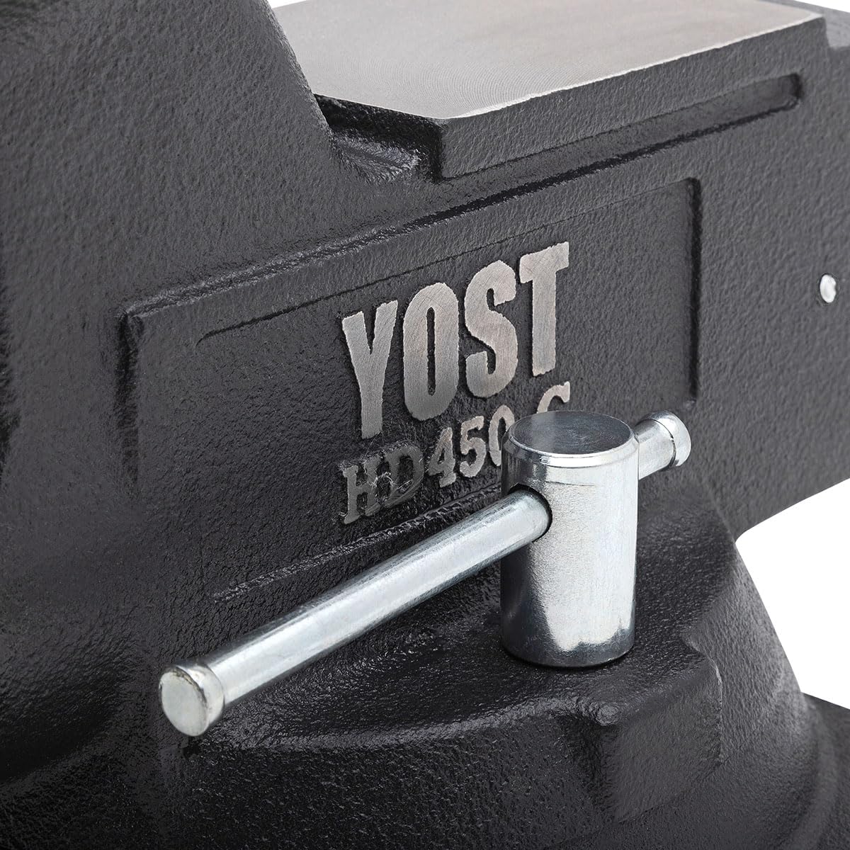 Yost Vises LV-4 Homeowner's Vise | 4.5 Inch Jaw Width with a 3 Inch Jaw Opening Home Vise | Secure Grip with Swivel Base | Blue