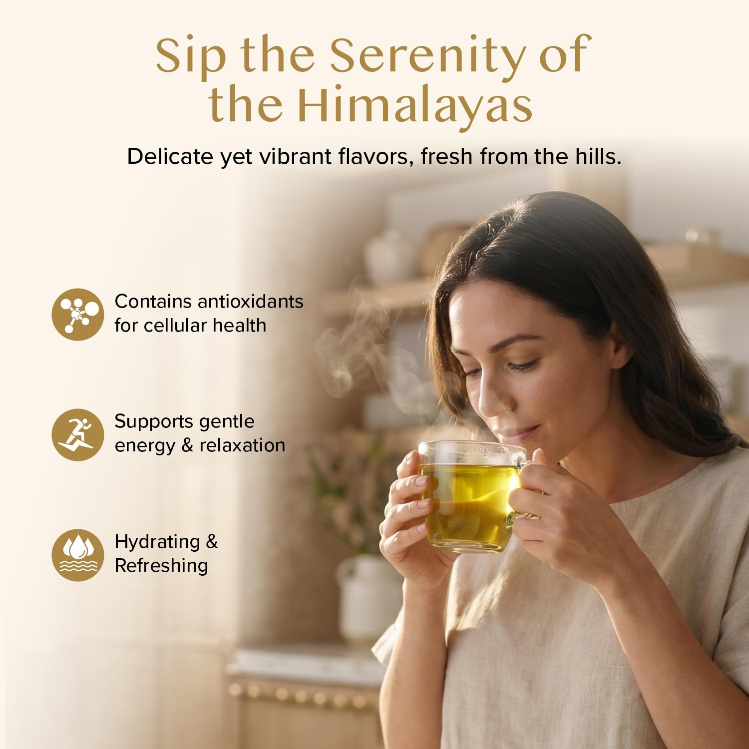 VAHDAM, Green Tea Leaves From Himalayas 170+ Cups (12oz) High Elevation Grown Green Tea Leaves From Himalayas | Pure Unblended Single Origin Green Loose Leaf Tea | Vacuum Sealed