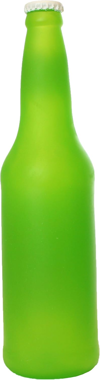 SILLY SQUEAKERS Tuffy Beer Bottle Dog Toy: Squeaky Dog Toy, Washable and Floats, Vinyl