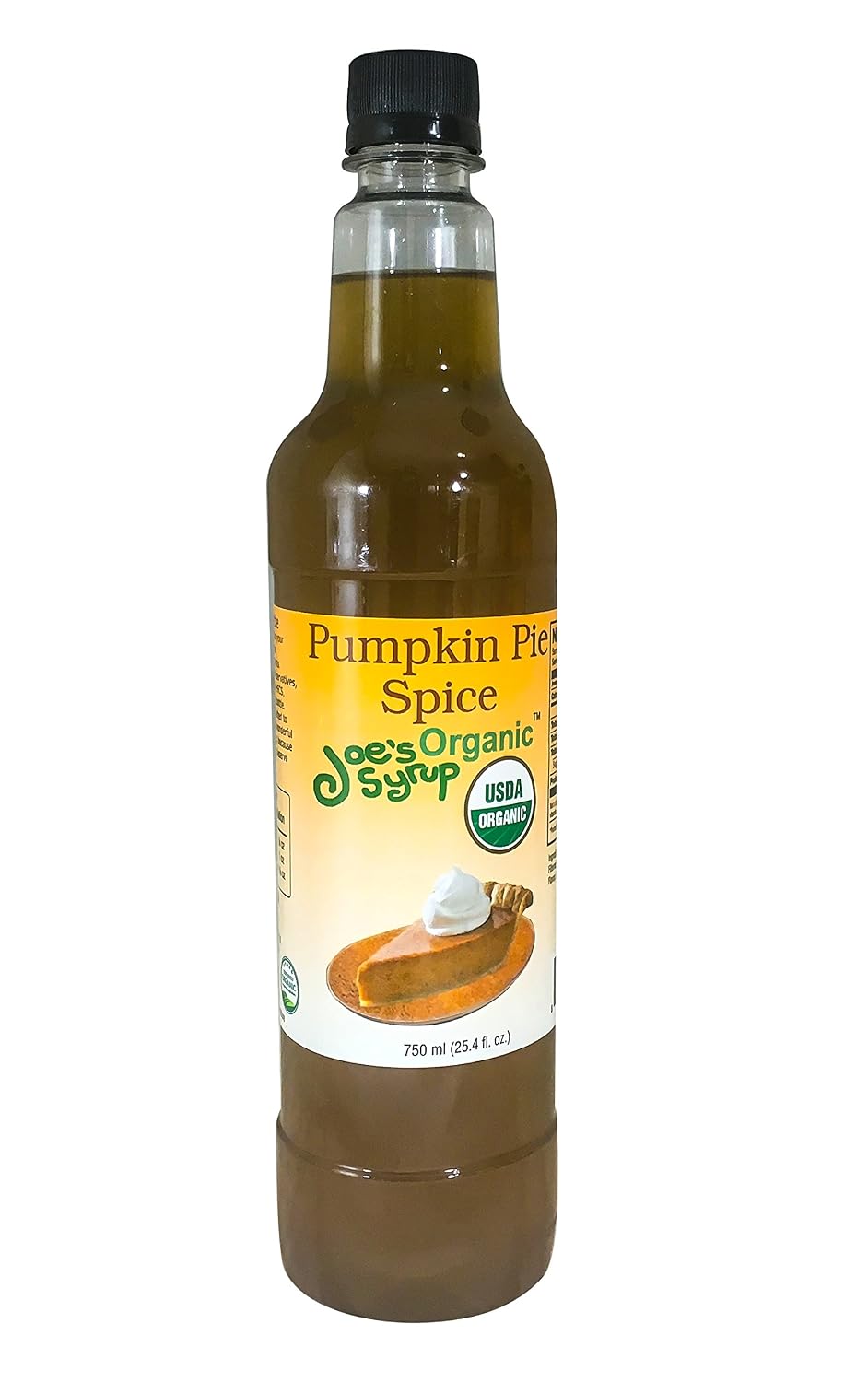Joe’s Syrup Organic Flavored Syrup, Organic Strawberry, 750 ml | Vegan, gluten-free, Non-GMO, no HFCS; for cocktails & desserts