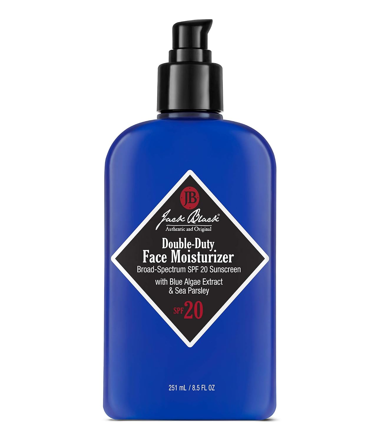 Jack Black Double Duty Face Moisturizer with SPF 20, Facial Moisturizer Face Cream for Men, Mens Facial Lotion with SPF, Gifts for Men