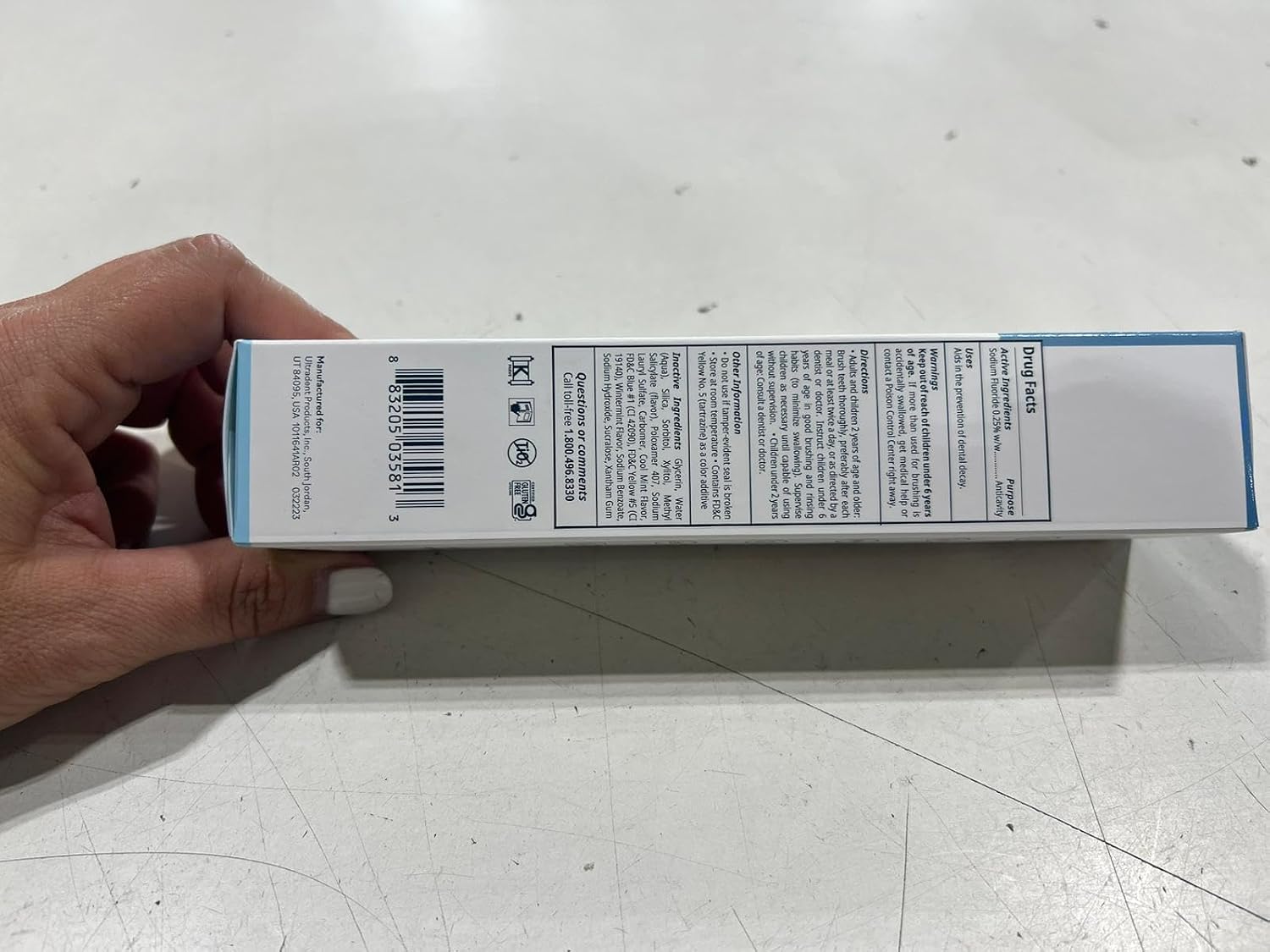 Opalescence Whitening Toothpaste Original 4.7oz - Mint - 3 Pack - 5166-3 | Dentist-Developed Oral Care Whitening Fluoride Toothpaste for Daily Use, Surface Stain Removal & Helps Strengthen Enamel