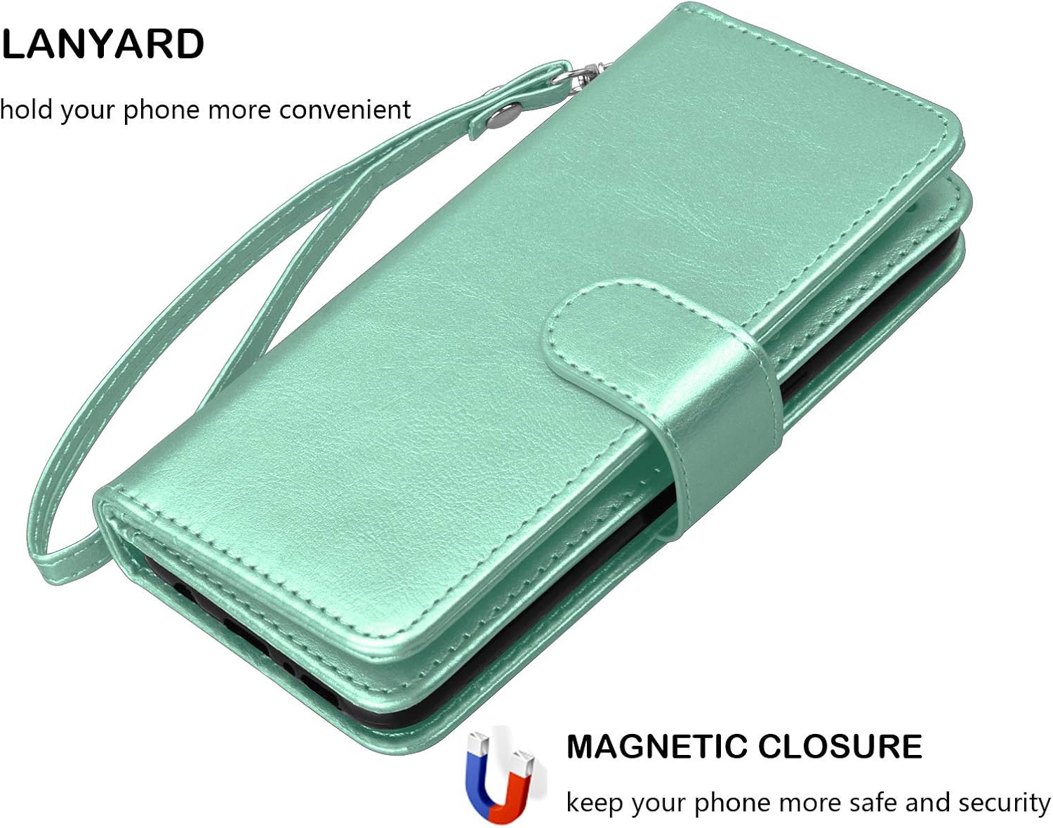 Njjex Wallet Case for iPhone XR, for iPhone XR Case