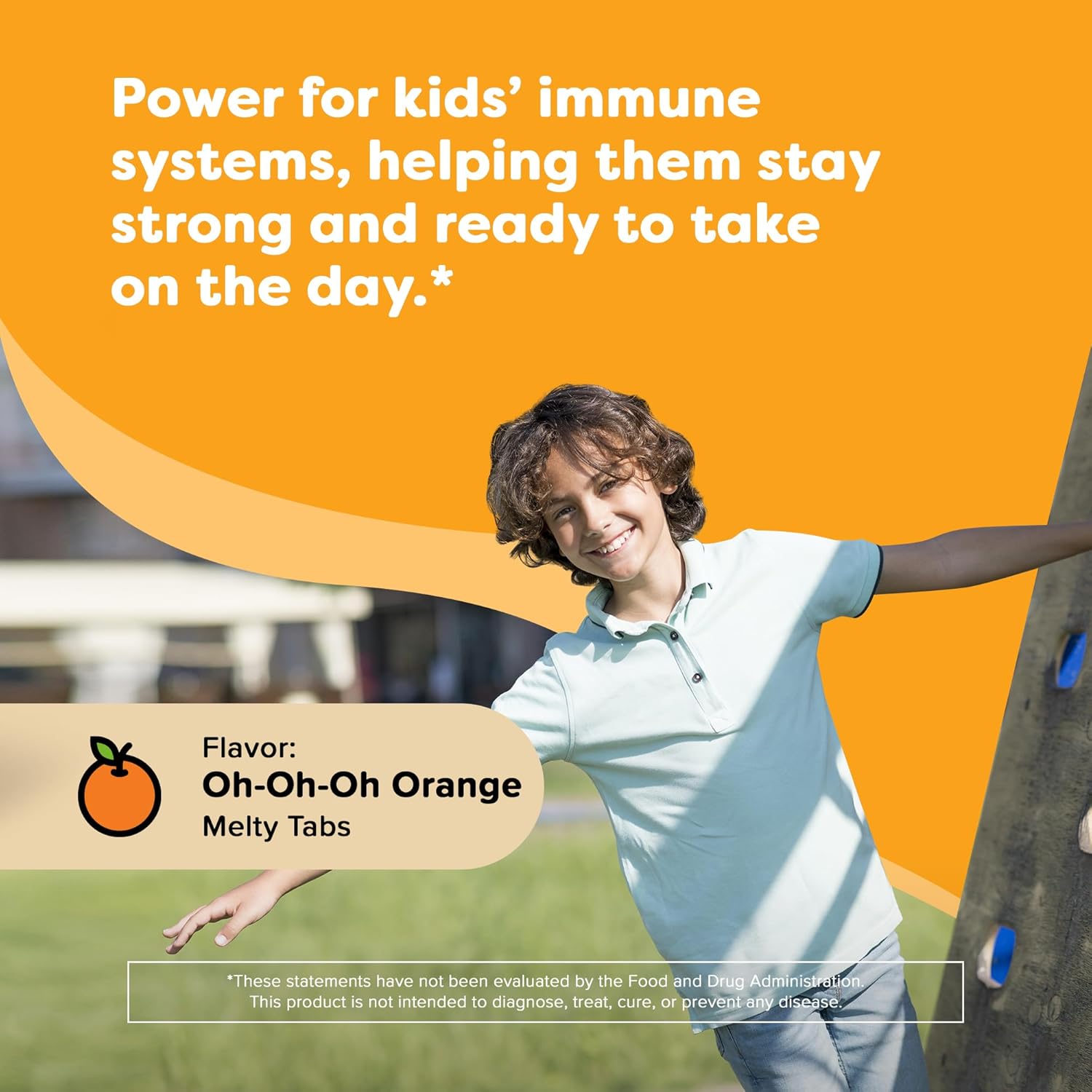 Renzo's Invincible Kids Vitamin C with Elderberry Vitamin C and Zinc, Dissolvable Kids Vitamins for Immune Support, Sugar-Free Melty Tabs