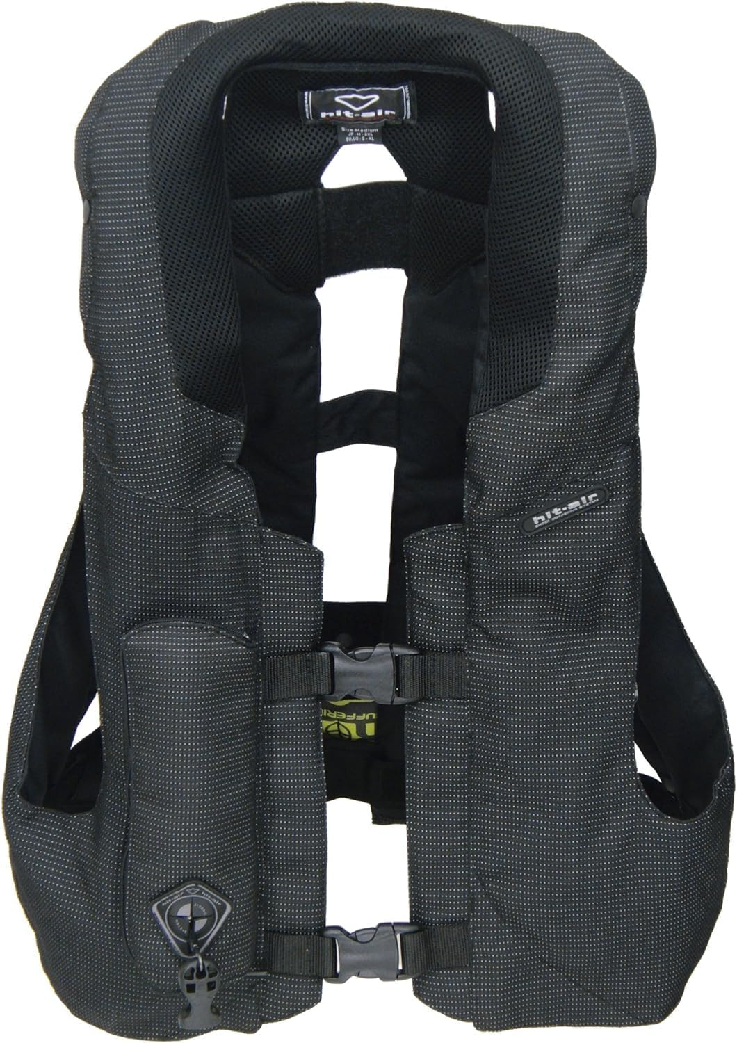 Hit-Air MLV Airbag Vest – Motorcycle Safety Vest with Automatic CO2 Deployment – Lightweight, Reusable, Adjustable Fit – Unisex Protective Riding Harness