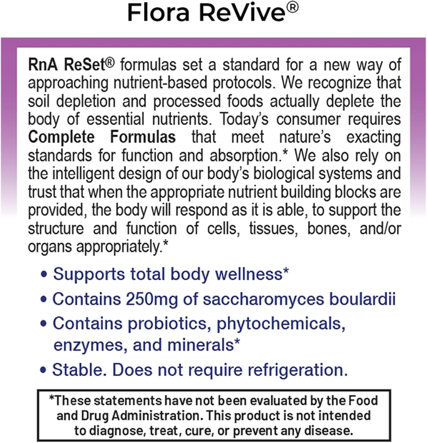 RnA ReSet Flora Revive - Soil-Based Probiotic for Gut Health (60 Capsules)
