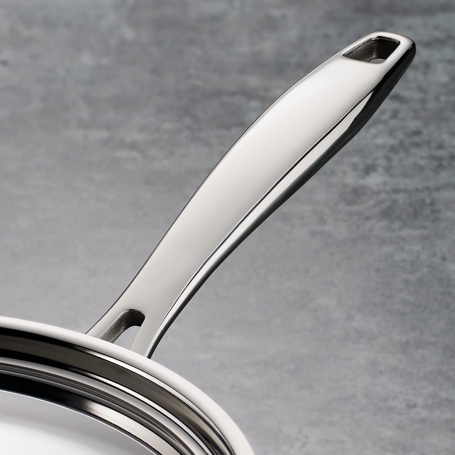 Tramontina Signature Tri-Ply Clad Stainless Steel 12-Inch Large Frying Pan | Induction-Ready Skillet, Dishwasher-Safe, NSF-Certified