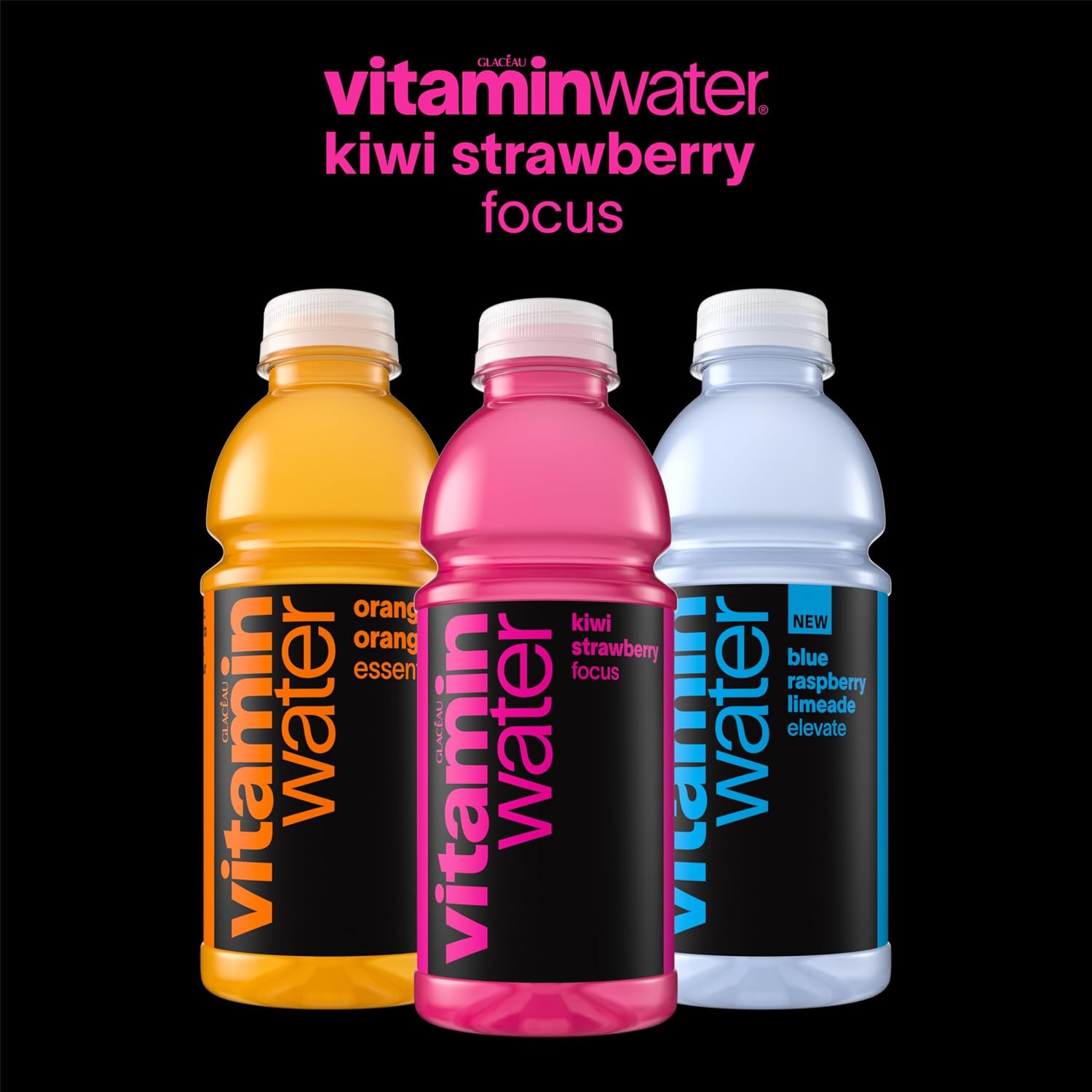 vitaminwater Refresh Tropical Mango, Flavored Water Beverage Bottles, 20 fl oz, 12 Pack
