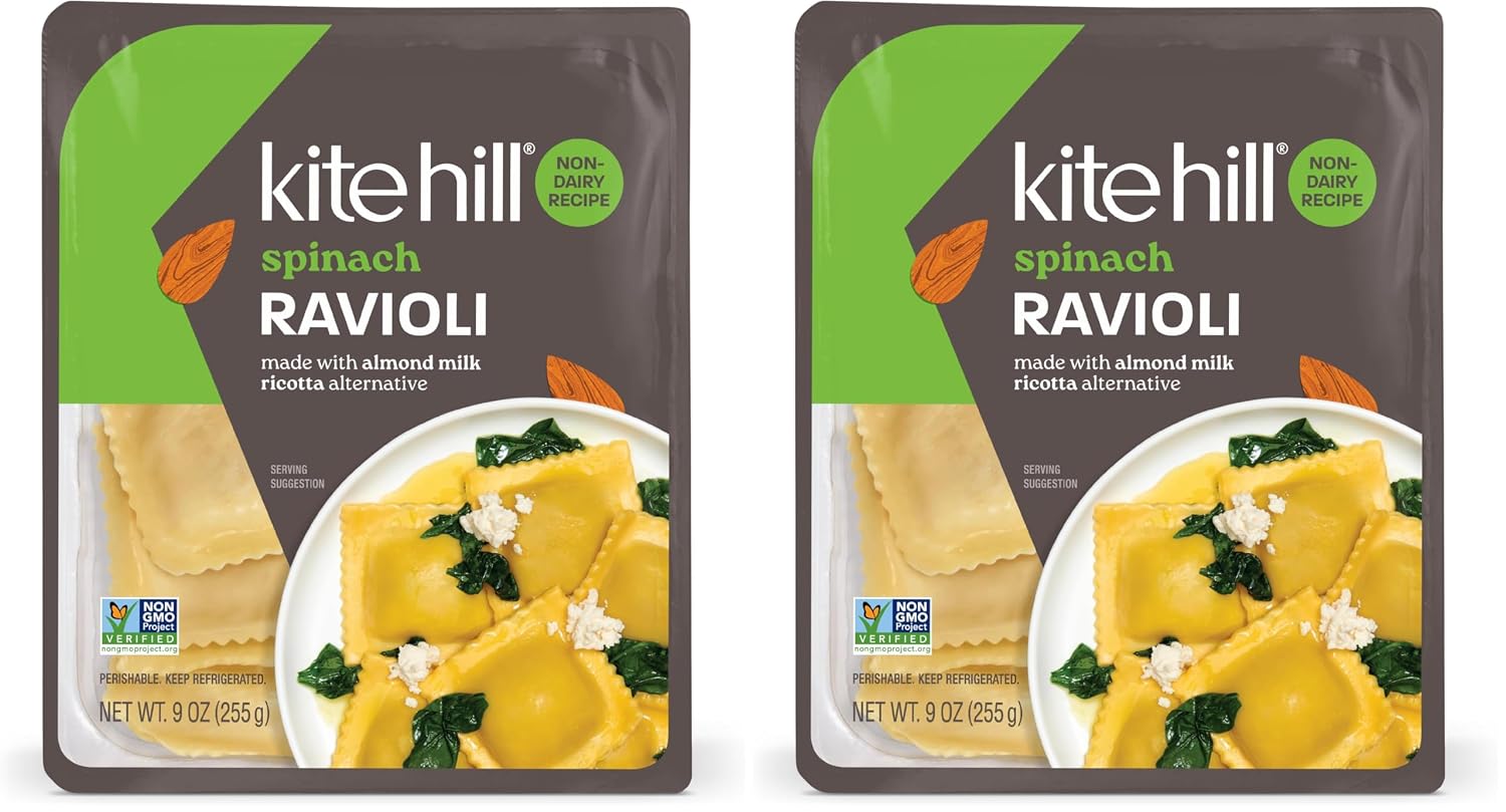 Kite Hill, Ravioli Spinach Ricotta, 9 Ounce