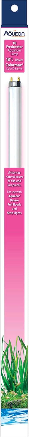 Aqueon 00455 Floramax T8 Fluorescent Lamp,15-Watt, 1.3 x 1.3 x 18-Inch