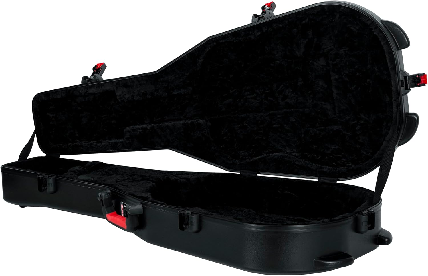 Gator Cases Molded Flight Case For SG Style Double Cut Away Guitars With TSA Approved Locking Latch, (GTSA-GTRSG)