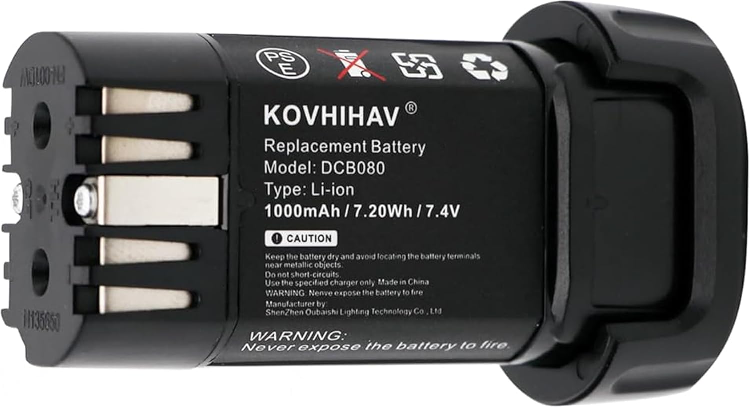 CS BATTERY Replacement DCB080 8v max Batteries for DCF680 DCF680N1 DCF680N2 DCF682 DCB095