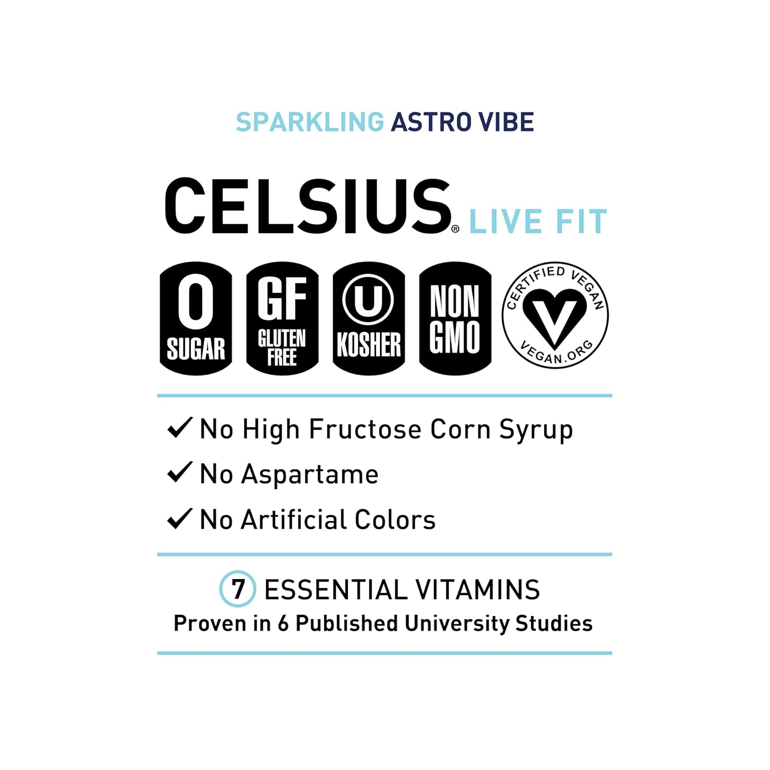 CELSIUS PEACH VIBE Sparkling White Peach, Sugar Free Energy Drink, 12 Fl Oz (Pack of 12)