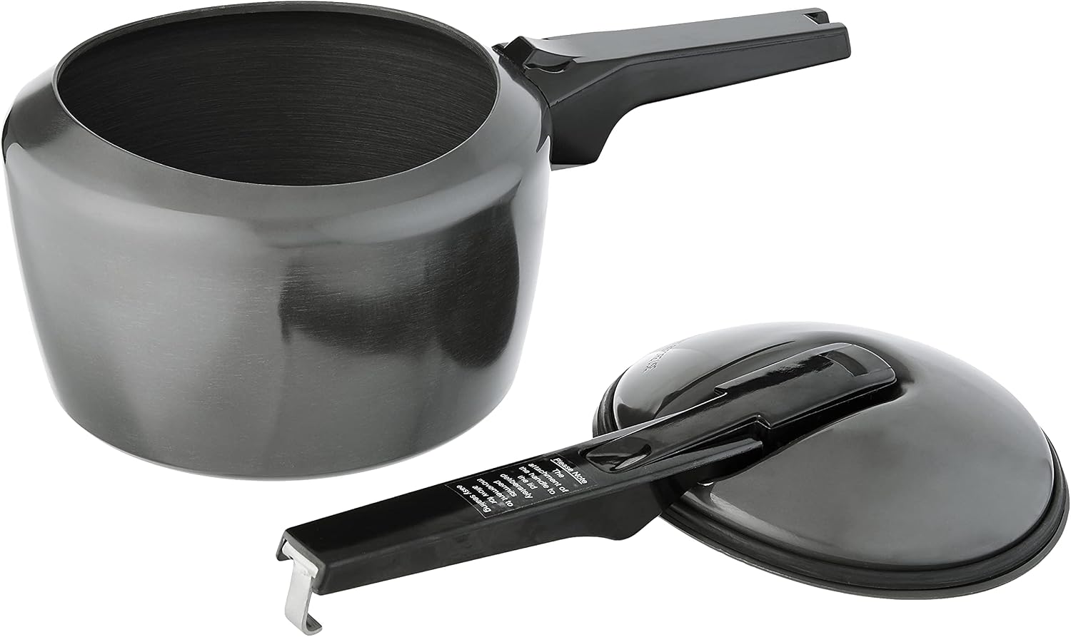 Hawkins Futura 5 Litre Pressure Cooker, Hard Anodised Inner Lid Pressure Cooker, Pan Cooker, Black (FP50)