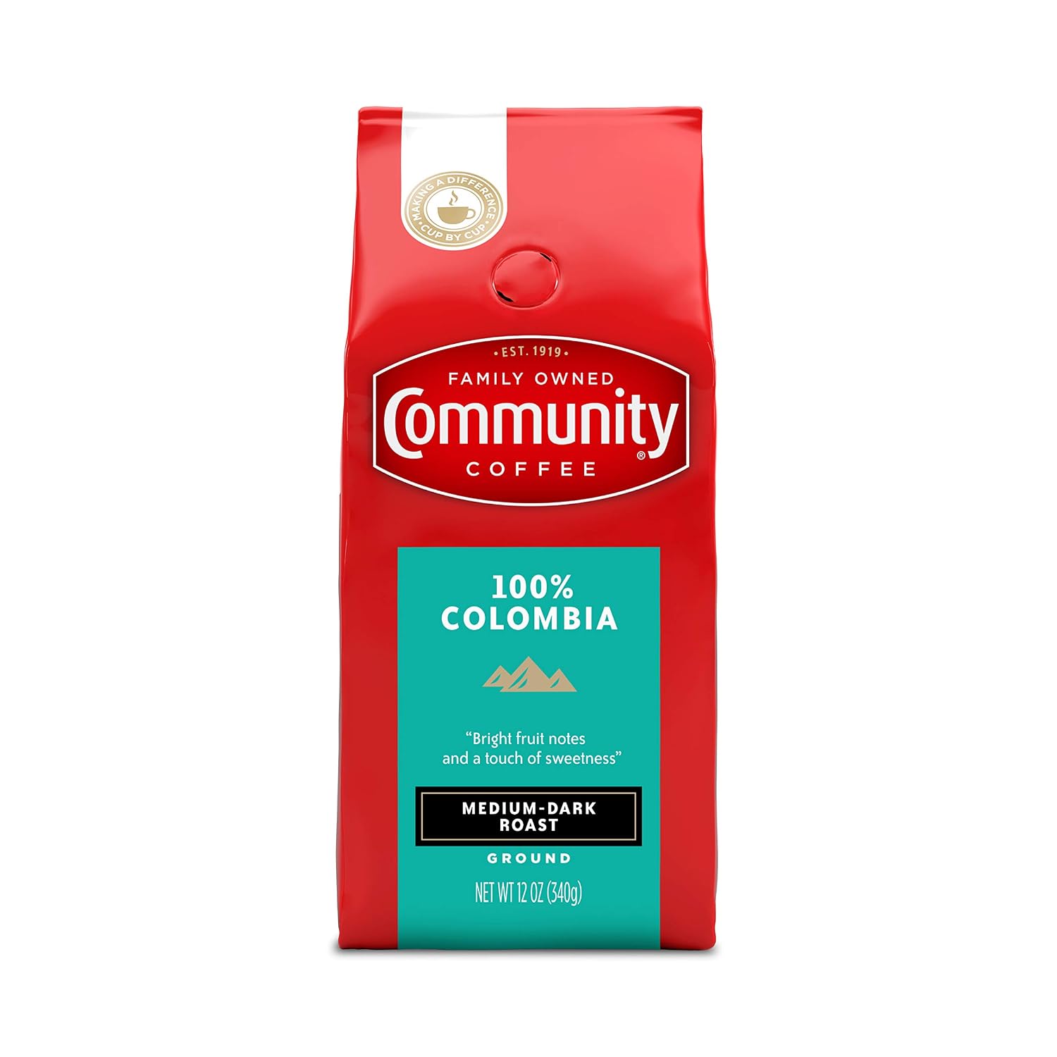 Community Coffee French Roast, Ground Coffee, Extra Dark Roast, 12 Ounce Bag (Pack of 1)