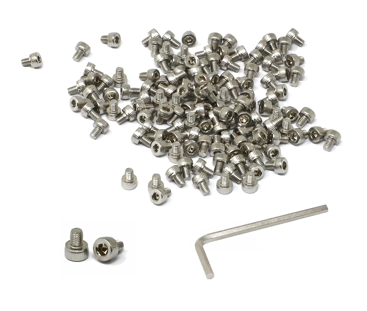 iexcell 20 Pcs M8 x 30/35/40/45/50 mm Stainless Steel 304 Hex Socket Head Cap Screws Bolts Assortment, Fully Threaded