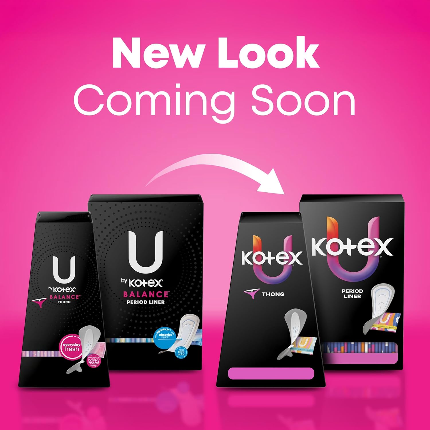 U by Kotex Balance Daily Panty Liners, Wrapped, Light Absorbency, Regular Length, 50 Count (Packaging May Vary)