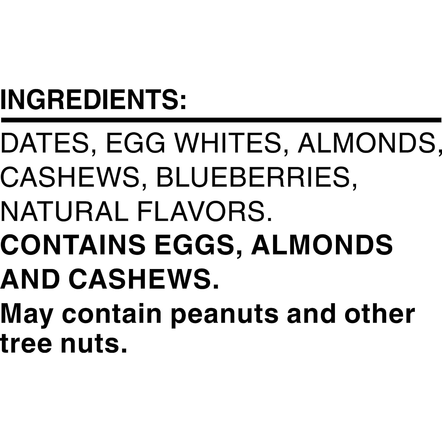 RXBAR Protein Bars, 12g Protein, Gluten Free Snacks, Blueberry, 22oz Box (12 Bars)