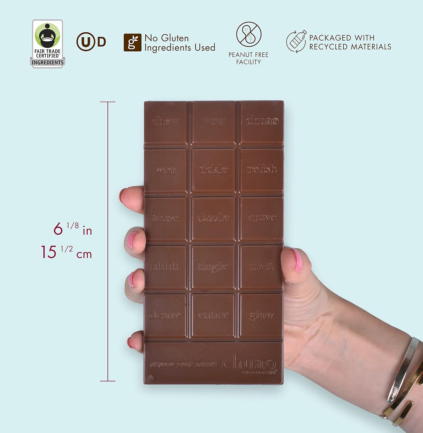 Chuao Chocolatier Ravishing Rocky Road Milk Chocolate Bars | Gourmet Almond Vegan Marshmallows Artisan No Preservatives | 10 Pack (2.8 oz each)