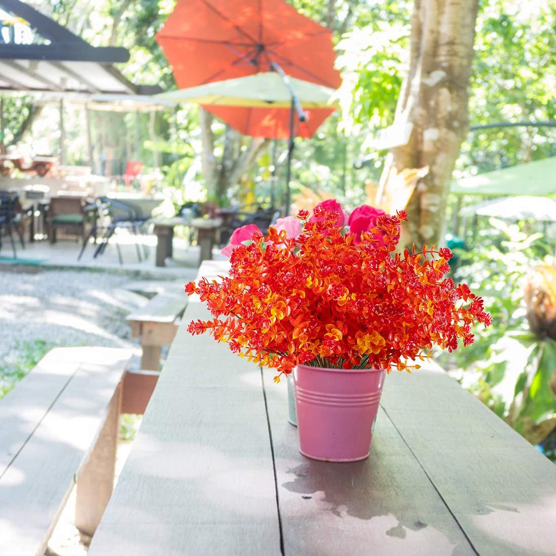 6 Bundles Artificial Flowers