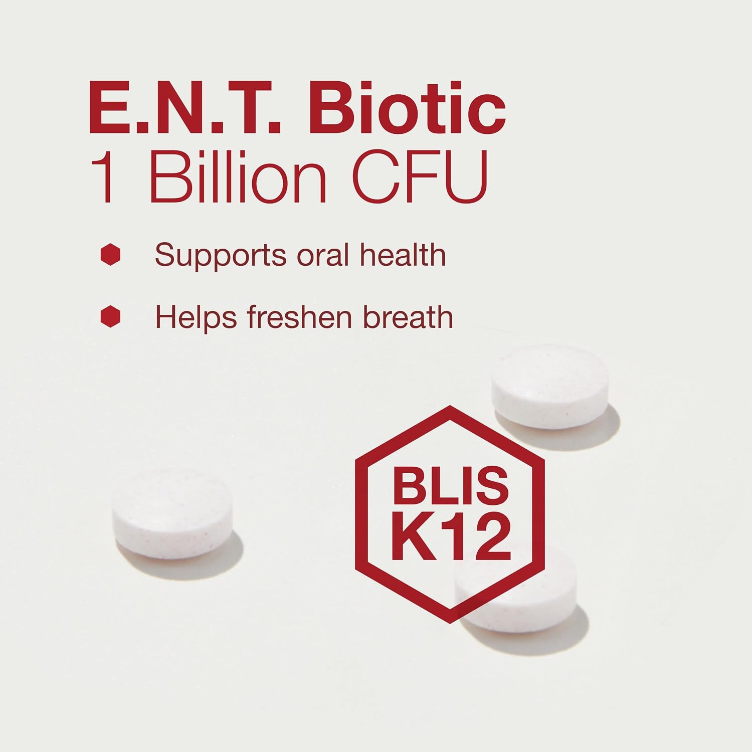 PROTOCOL FOR LIFE BALANCE E.N.T. Biotic - Probiotic Lozenge - Oral & Throat Health* - 1 Billion CFU - Immune Support* - Refrigerate for Live