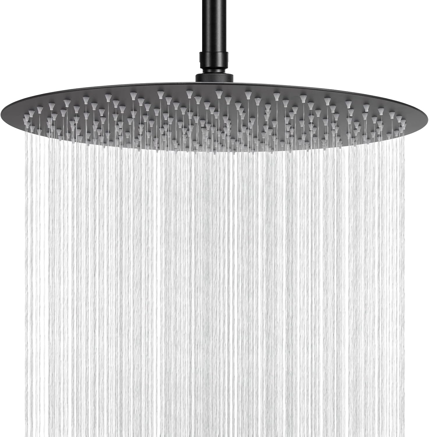 NearMoon Rain Shower Head, Ultra-Thin Design-Pressure Boosting, Awesome Some Experience, High Flow Stainless Steel Rainfall Head (10 Inch