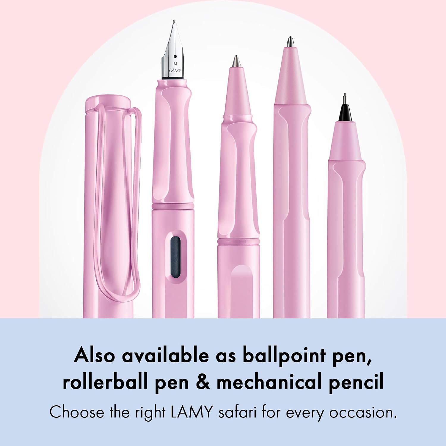 LAMY safari umbra - Fountain Pen with ergonomic grip & polished steel nib in size F - ideal for any Writing & Calligraphy - including LAMY T 10 blue cartridge - Right-Handed
