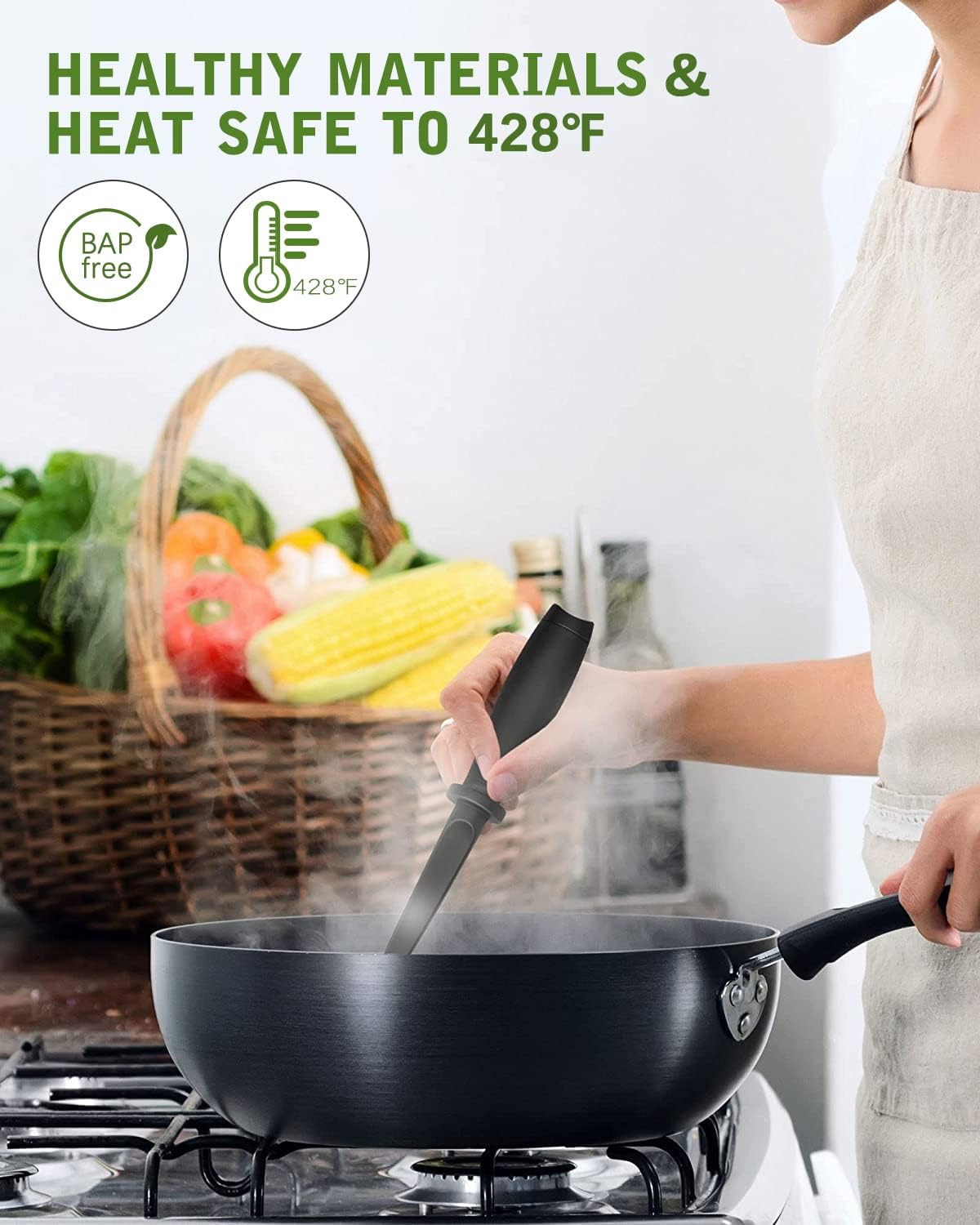 Upgrade Meat Chopper Hamburger Masher Ground Beef Smasher Utensil Mix Tool