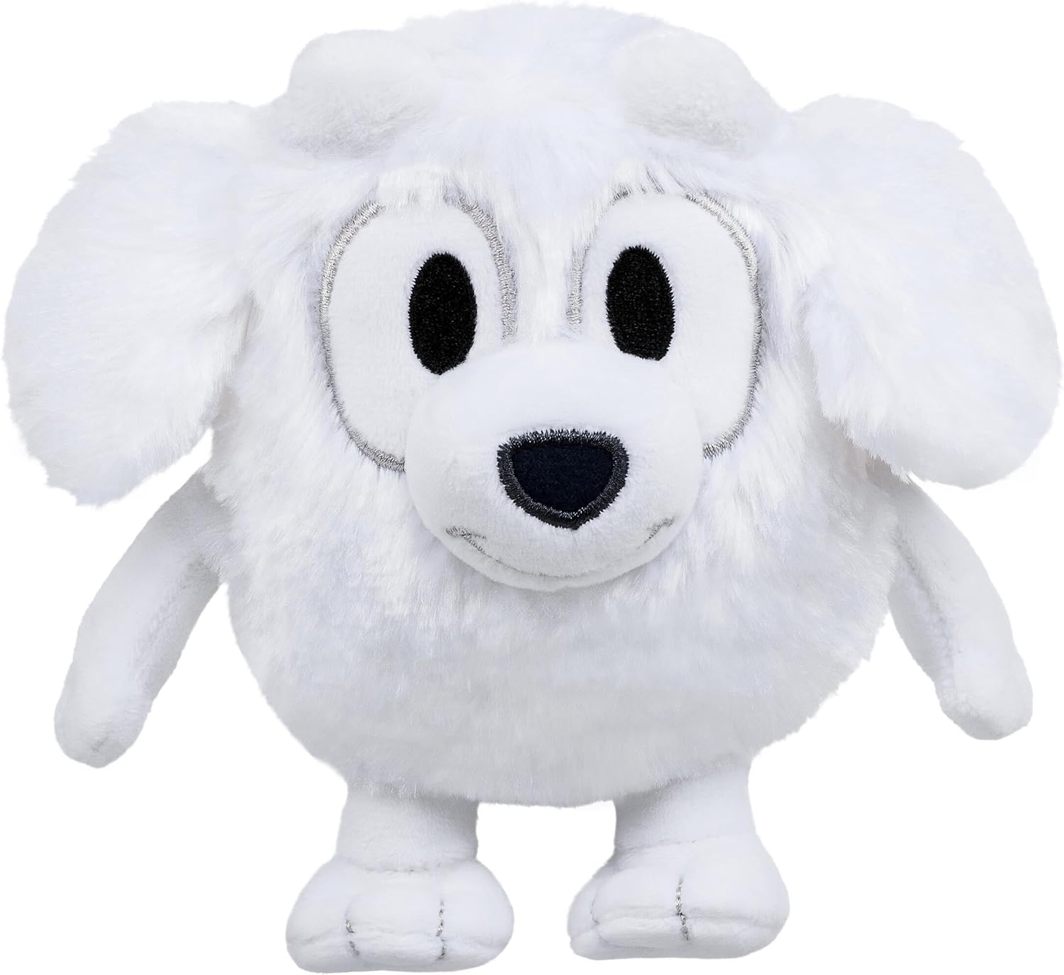 Bingo & Bluey Plush Toys 2-Pack, Soft Deluxe Fabric, Embroidered