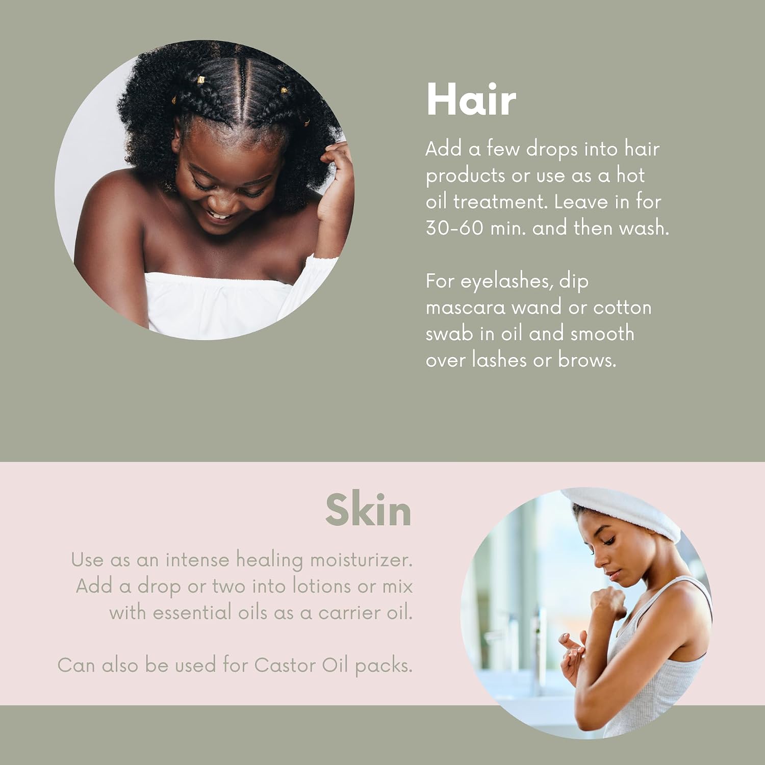 Leven Rose Jamaican Black Castor Seed Oil, Jamaican Black Castor Oil for Hair Growth, 100% Natural, Pure Organic Serum, Scalp Oil Treatment