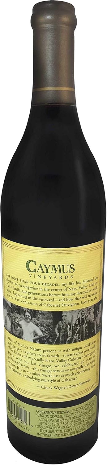 Caymus Vineyards Cabernet Sauvignon, Red Wine, 750 mL Bottle