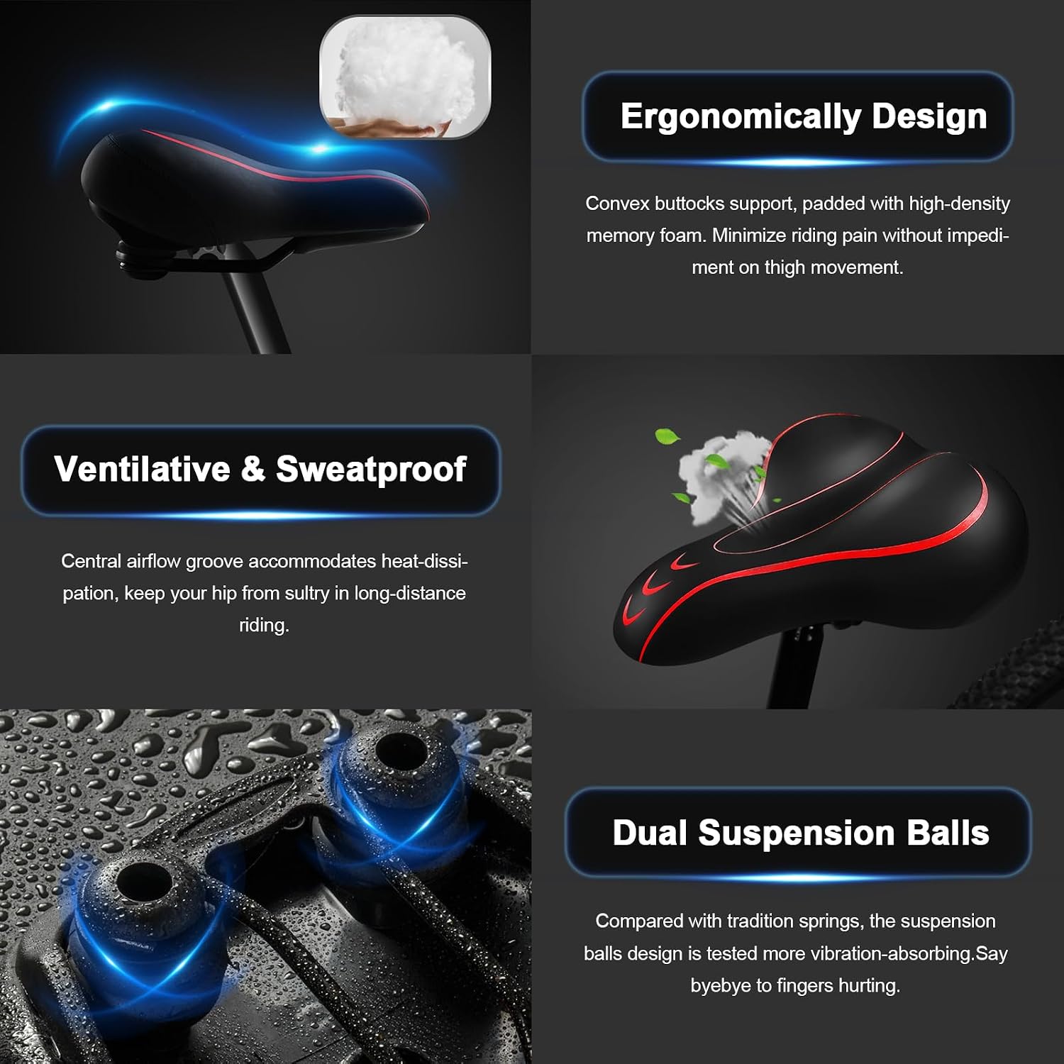 Oversized Bike Seat