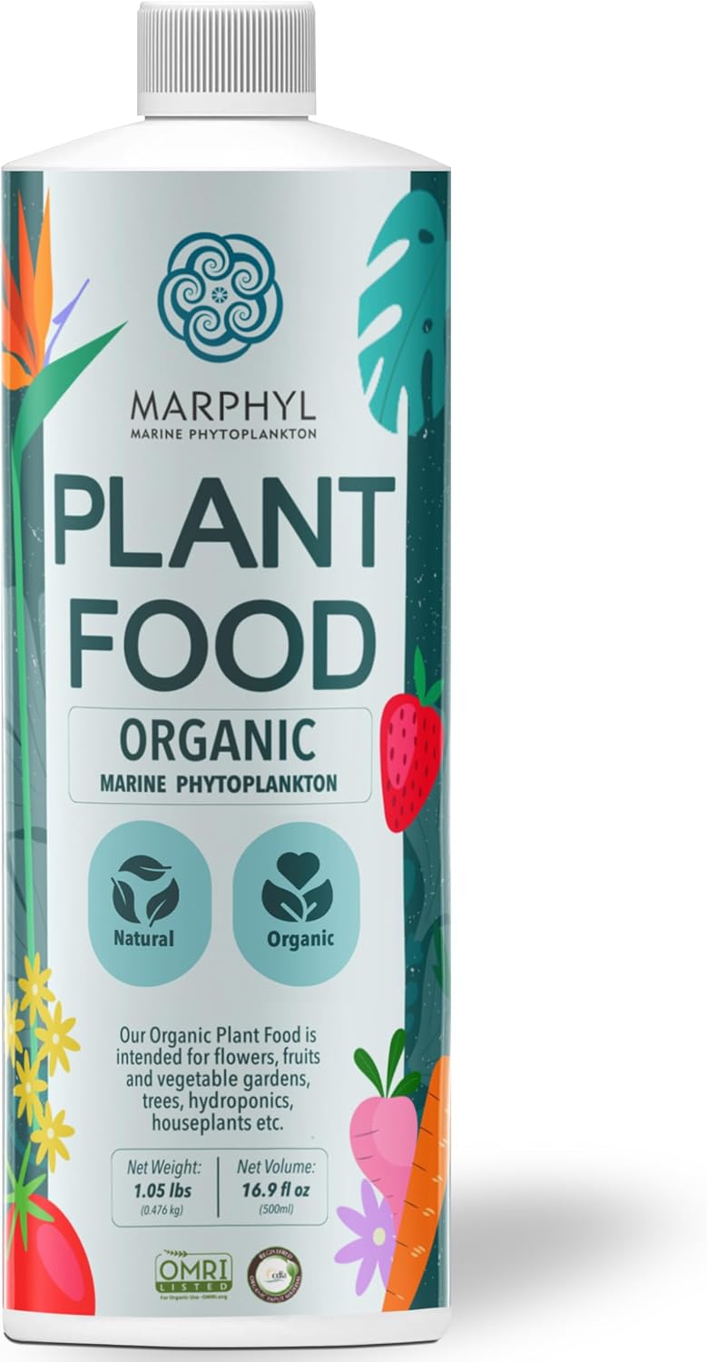 MARPHYL All-Purpose Plant Food – Organic Nutrient-Rich Fertilizer & Soil Enhancer for Indoor & Outdoor Flowers, Vegetables, Succulents, Bamboo & Hydroponics