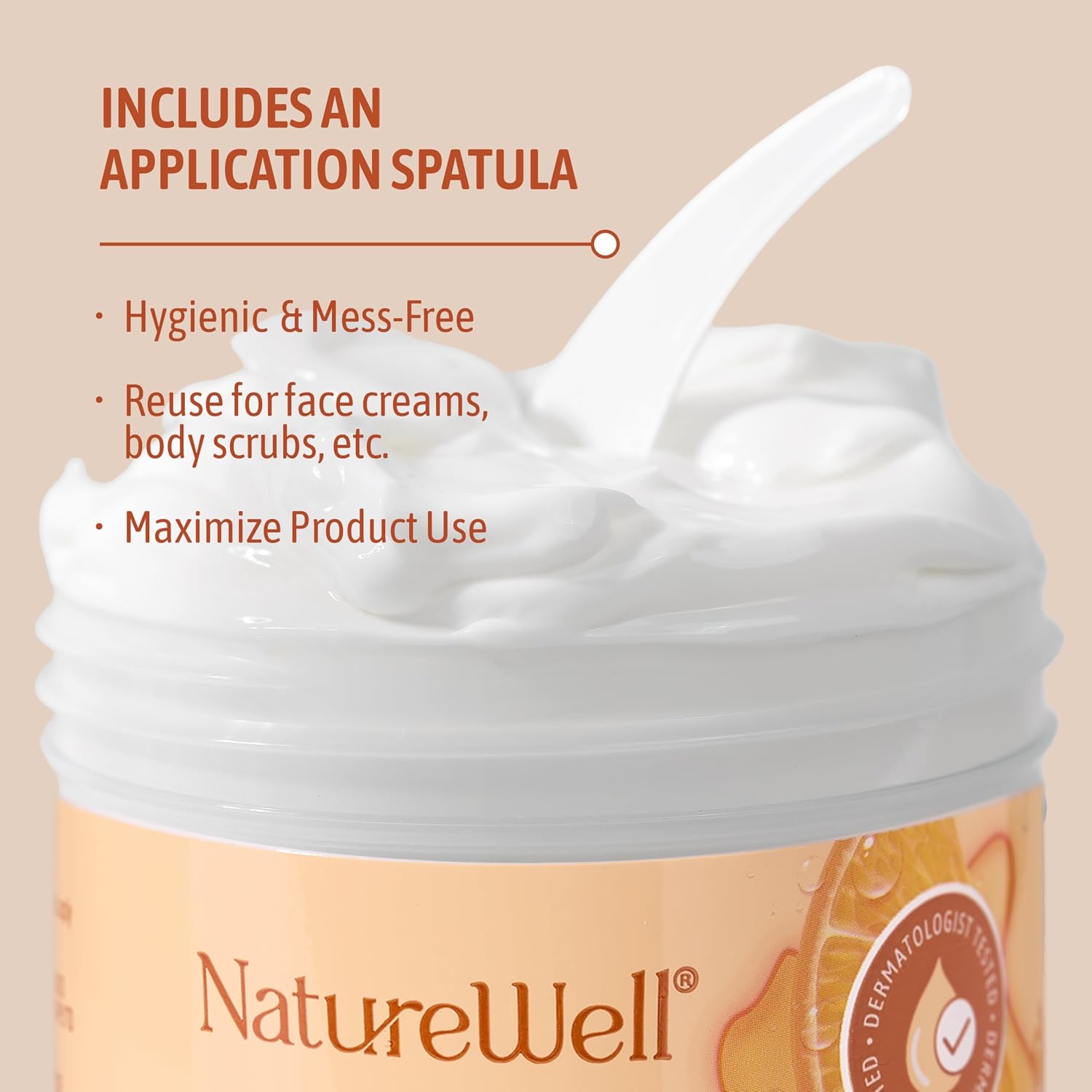 NATURE WELL Vitamin C Brightening Moisturizer Cream – Hydrating Face & Body Lotion with Coconut Oil, Helps Improve Uneven Skin Tone & Dark Spots, Anti-Aging Moisturizer for Smooth Radiant Skin, 16 Oz