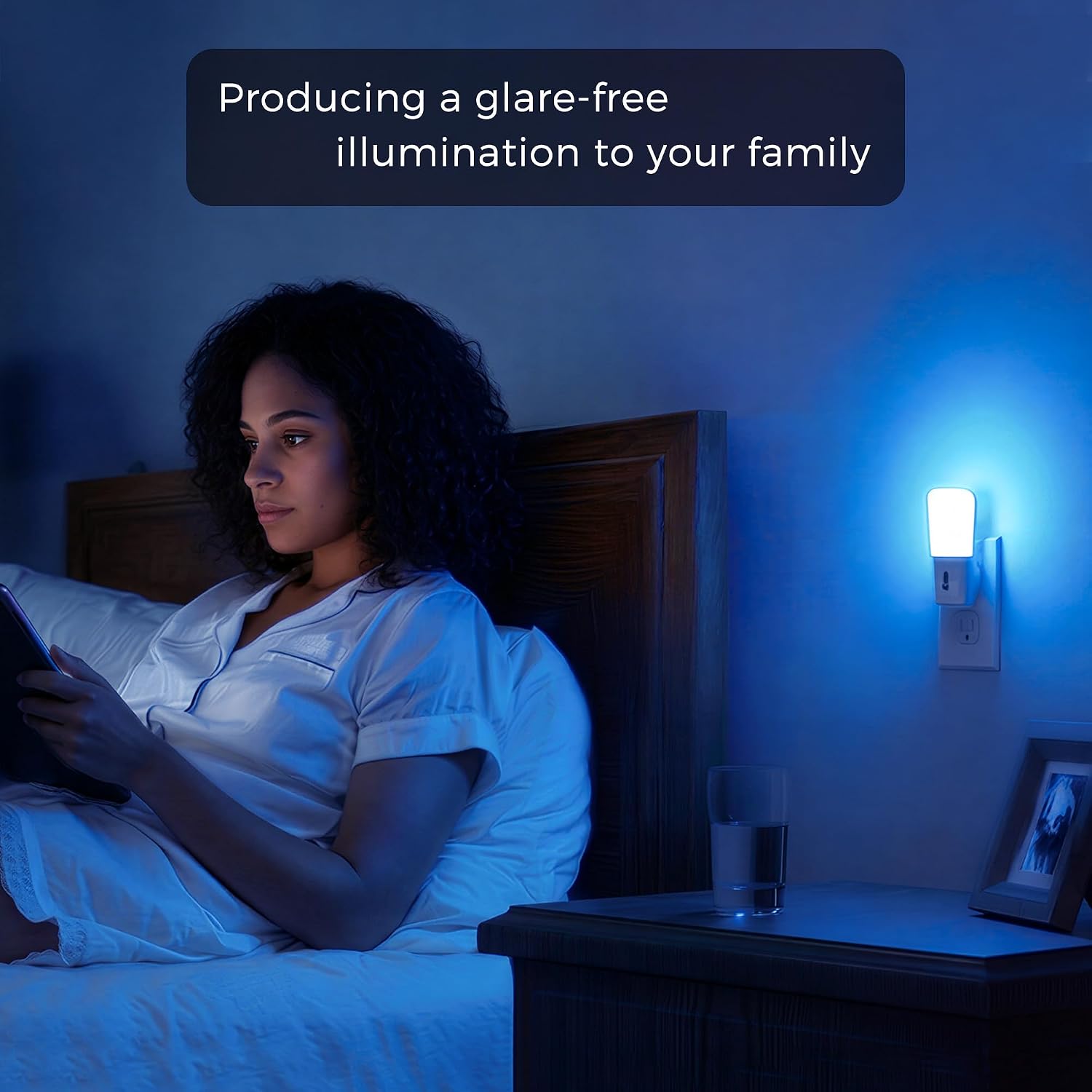 LOHAS-LED Plug in Night Light, Dimmable LED Night Lights Dusk to Dawn 2Pack