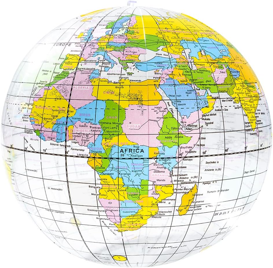 Rhode Island Novelty 16" Clear Globe Inflate