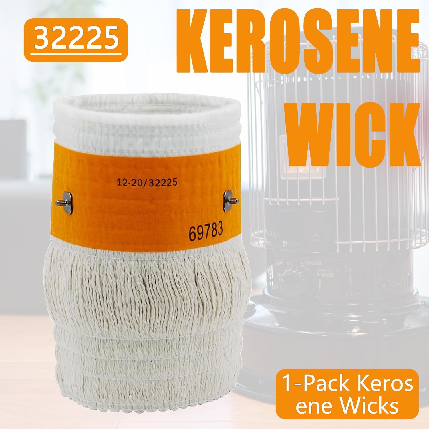 32225 Kerosene Heater Replacement Wicks for Kero World KW-24C DuraHeat DH-2300 Dyna GLO CV-2300, for Dyna-GLO RMC-95C