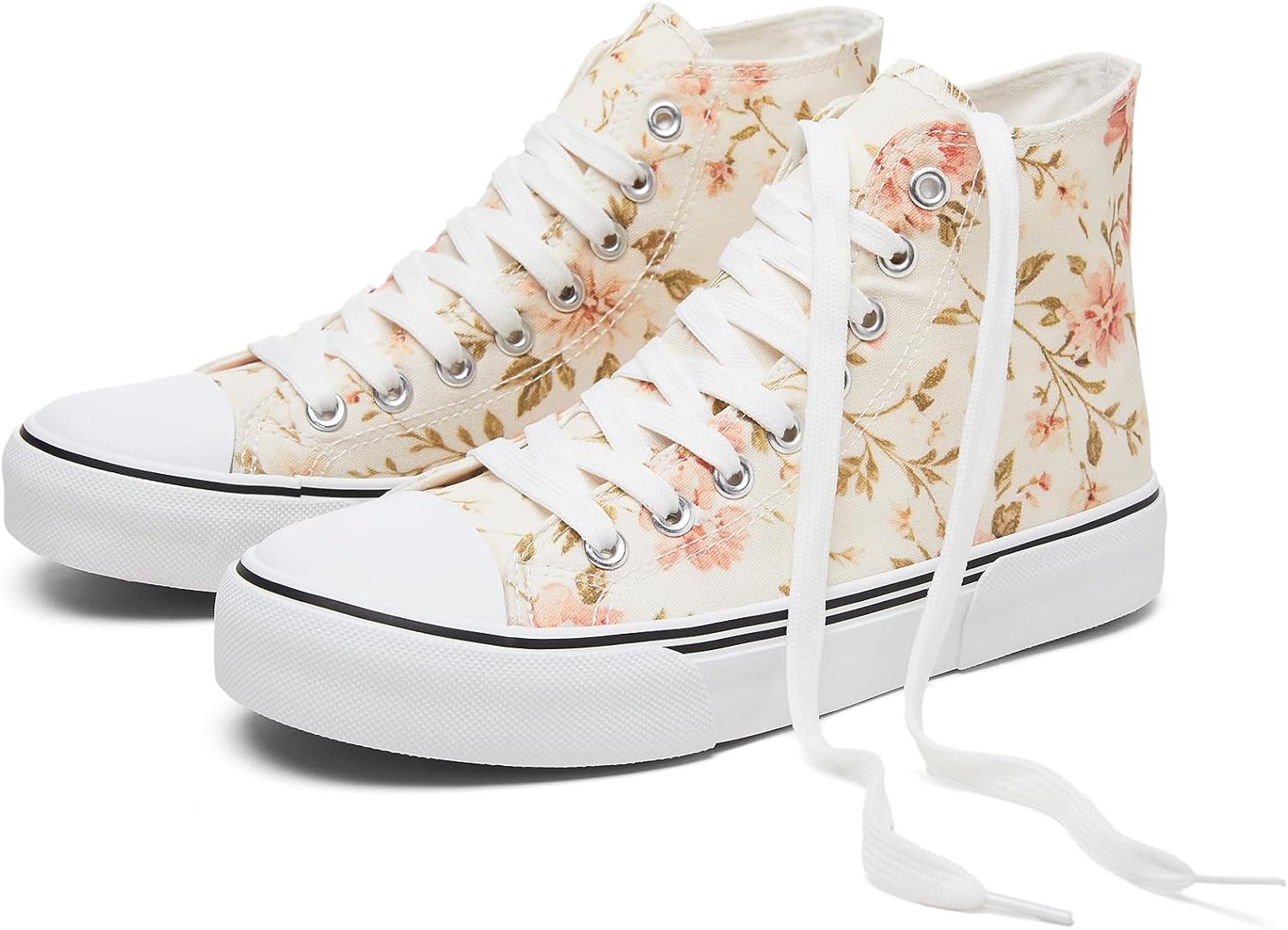 hash bubbie High Top Canvas Sneakers Fashion Walking Shoes
