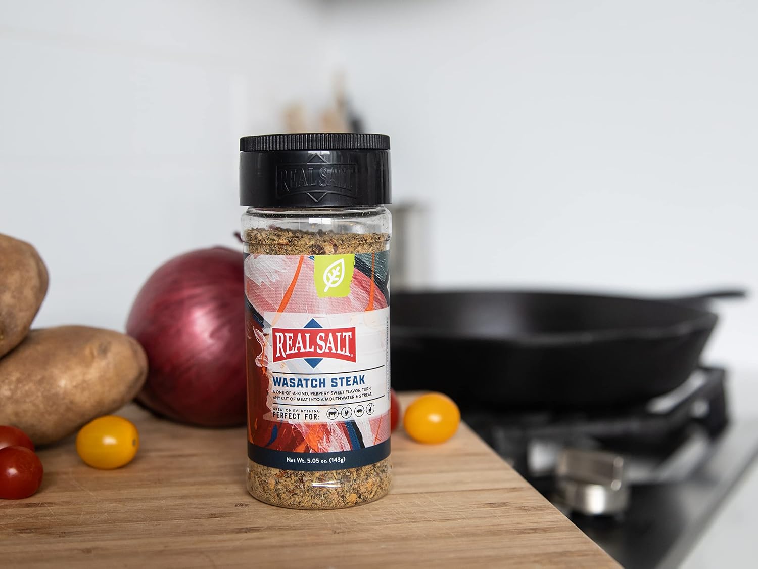 Redmond - Real Salt Seasoning, Natural Unrefined Gluten Free 8.25 Ounce