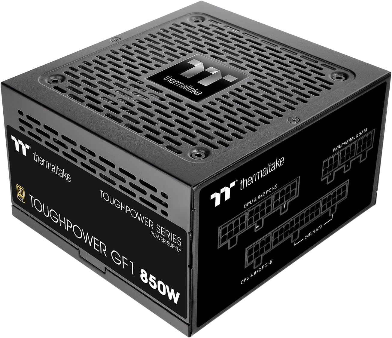 Thermaltake Toughpower GX2 80+ Gold 600W SLI/Crossfire Ready Continuous Power ATX 12V V2.4/EPS V2.92 Non Modular Power Supply 5 Year Warranty